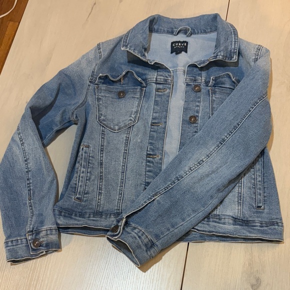 Curve Appeal Jackets & Blazers - Curve Appeal Blue Denim Jacket